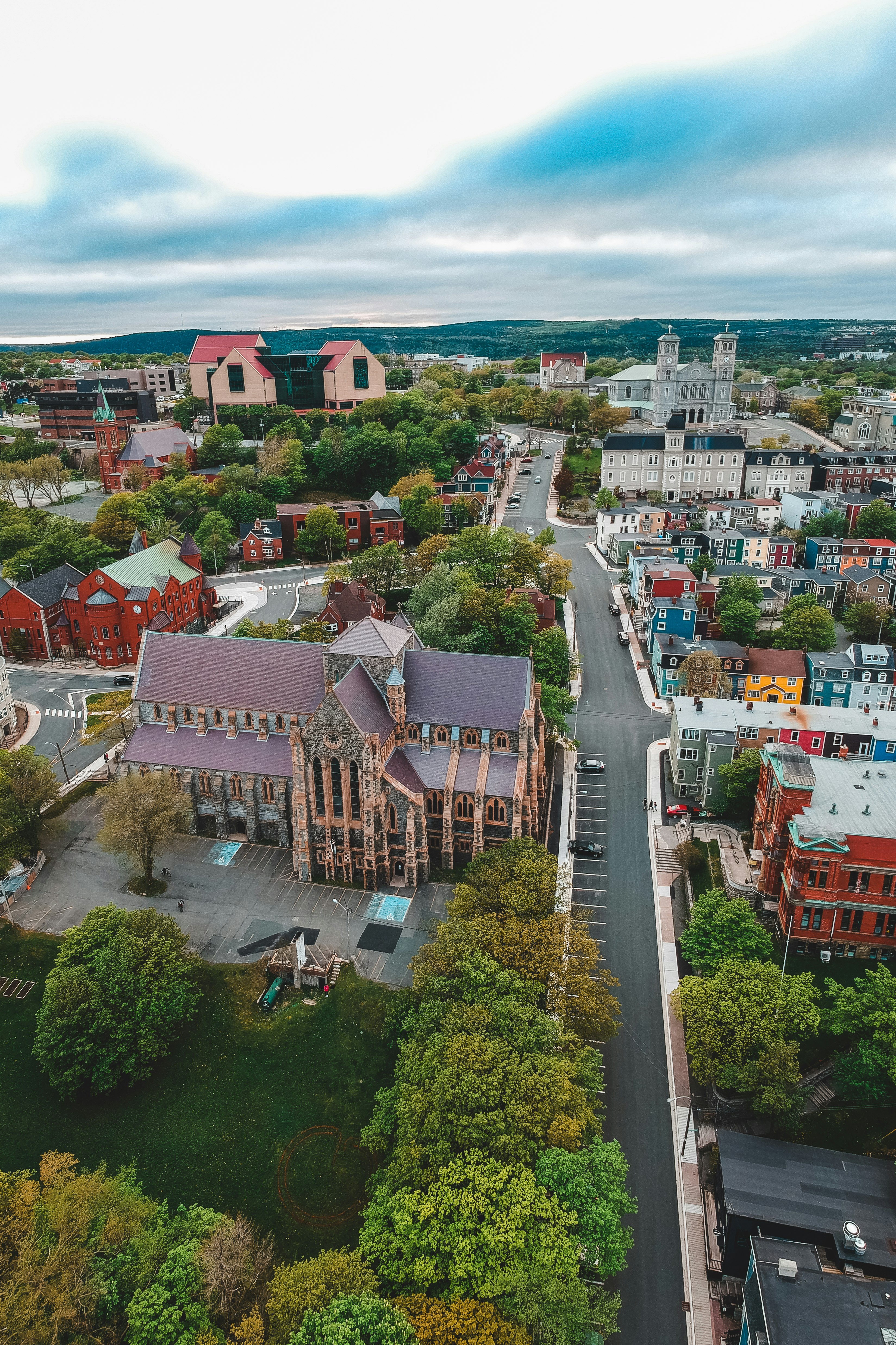 aerial view of city buildings during daytime